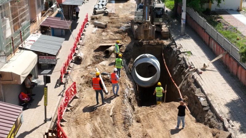 Atakent ve Yenidoğan mahallelerine 57 milyon liralık altyapı yatırımı