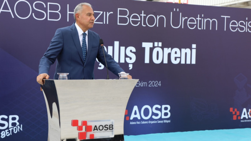 Adana OSB’de İkinci Beton Santrali Hizmete Girdi