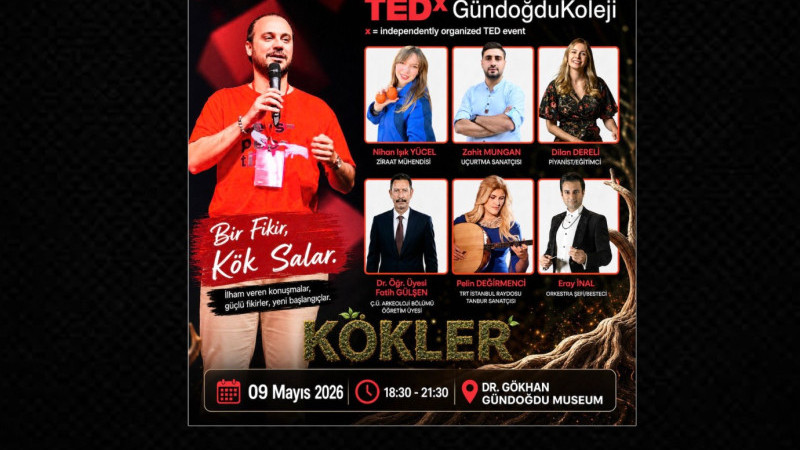 TEDxGündoğdu Koleji ‘Kökler’ ile geliyor 