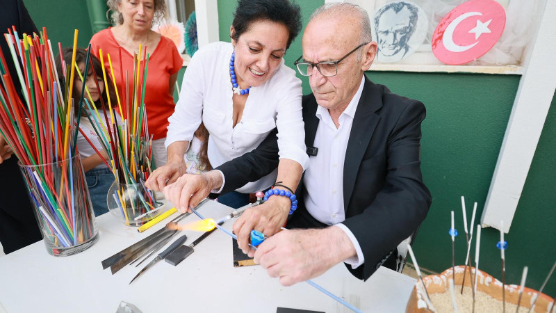 Yüreğir’de kursiyerlerin eserleri sergilendi