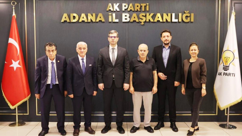 ÇGC'den AK Parti İl Başkanı Mustafa Özkan'a hayırlı olsun ziyareti